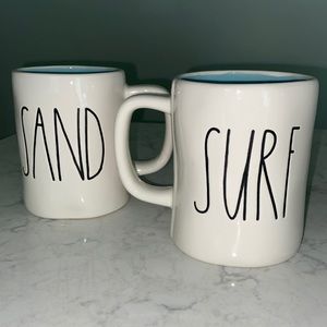 RAE DUNN mugs (set of 2)